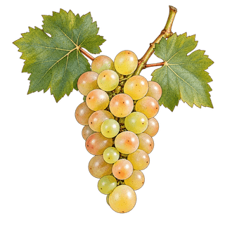 Airén grape cluster