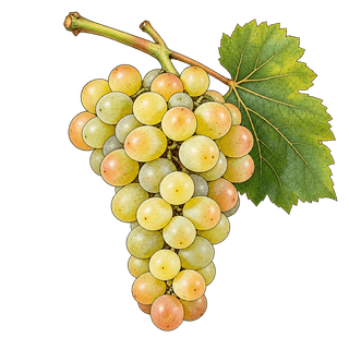 Albariño grape cluster