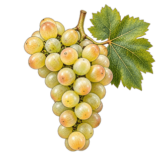 Albarola grape cluster