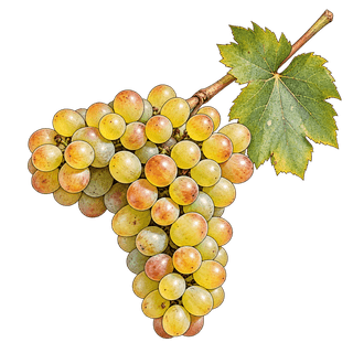 Albillo grape cluster