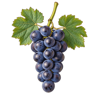 Aubun grape cluster