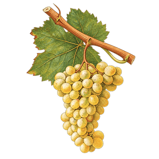 Biancolella grape cluster