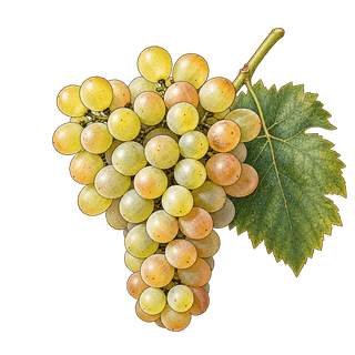 Borba Blanca grape cluster