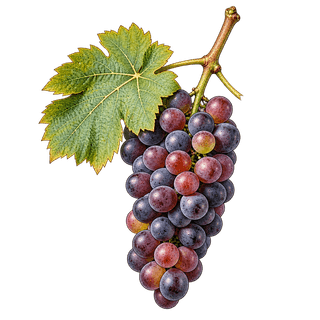 Brun Fourca grape cluster