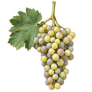 Cabernet Blanc grape cluster