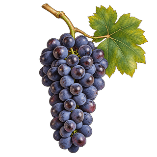Cabernet Cortis grape cluster