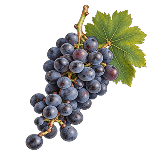 Cabernet Dorsa grape cluster