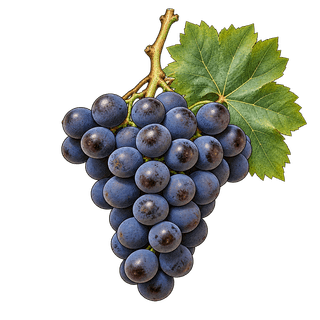 Cabernet Franc grape cluster