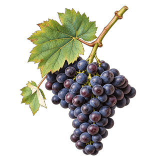 Canaiolo grape cluster