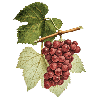 Catawba grape cluster
