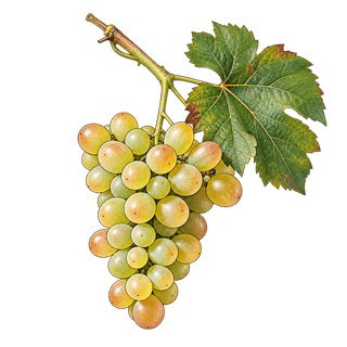 Clairette blanche grape cluster
