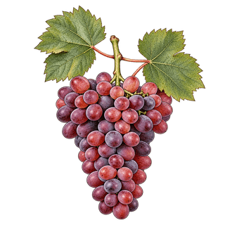 Clairette rose grape cluster