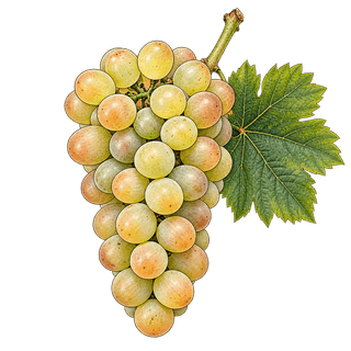 Debina grape cluster