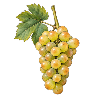 Ehrenfelser grape cluster