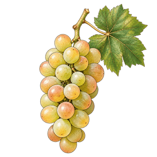 Falanghina grape cluster