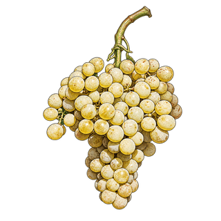 Fernão Pires grape cluster