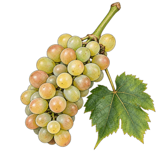 Freisamer grape cluster
