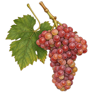 Frühroter Veltliner grape cluster