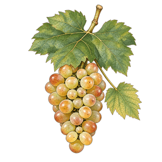 Furmint grape cluster