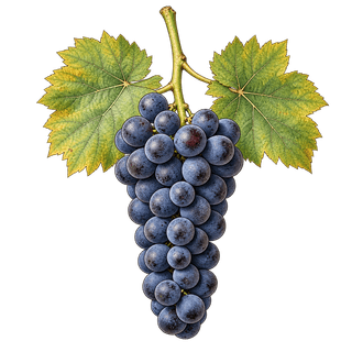 Gamaret grape cluster