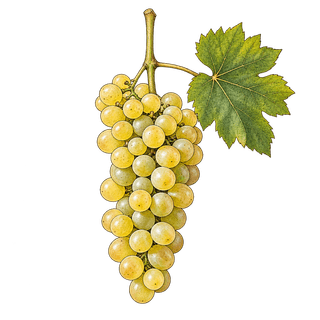 Garganega grape cluster