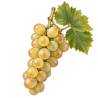 Godello grape cluster