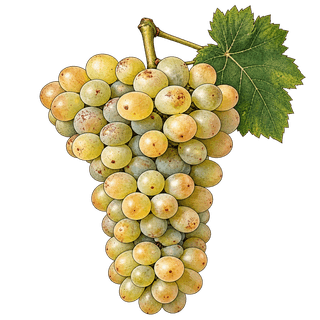 Goldburger grape cluster