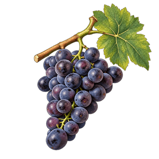 Graciano grape cluster