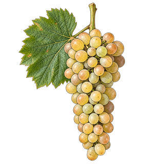 Grechetto grape cluster