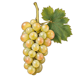 Greco grape cluster