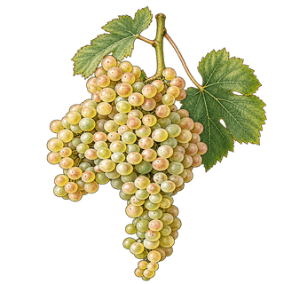 Hebén grape cluster