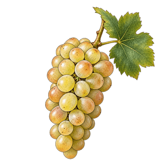 Humagne Blanche grape cluster