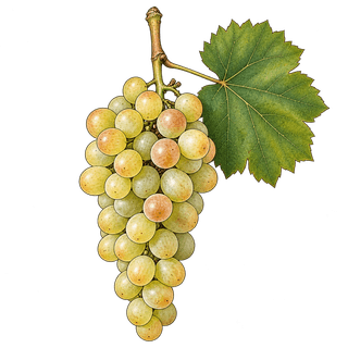 Irsai Olivér grape cluster