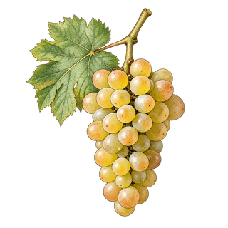Kerner grape cluster