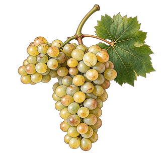 La Crescent grape cluster