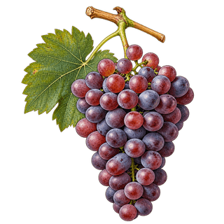 Listan Prieto grape cluster
