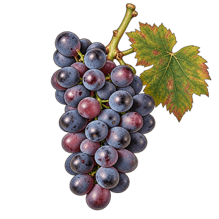 Mammolo grape cluster