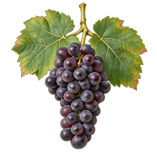 Manseng Noir grape cluster