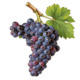 Muscardin grape cluster