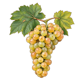 Muscat Blanc à Petits Grains grape cluster