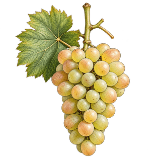 Muscat Ottonel grape cluster