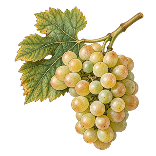 Muscat Précoce de Saumur grape cluster