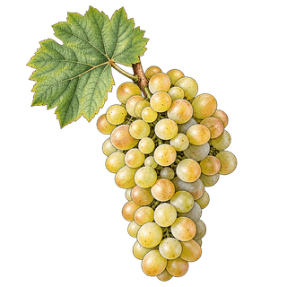 Ortega grape cluster