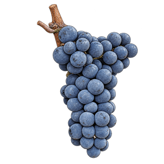 Pallagrello nero grape cluster
