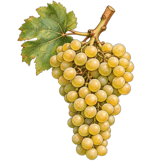 Palomino grape cluster