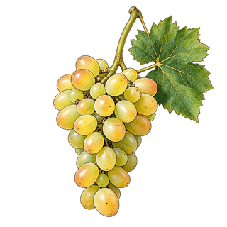 Parellada grape cluster