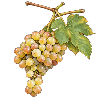 Pedro Ximénez grape cluster