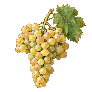 Petit Manseng grape cluster