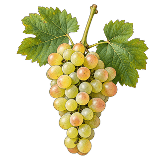 Savagnin grape cluster