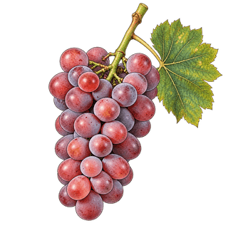 Schönburger grape cluster